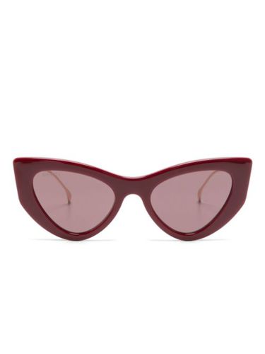 Lunettes de soleil à monture papillon - Gucci Eyewear - Modalova