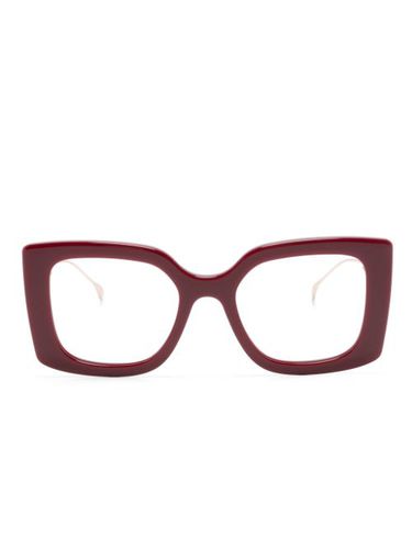 Lunettes de vue oversize à logo GG - Gucci Eyewear - Modalova