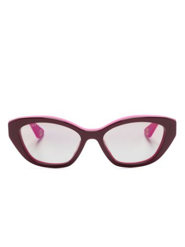 Lunettes de soleil à monture papillon - Gucci Eyewear - Modalova