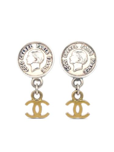 Boucles d'oreilles CC Mademoiselle (1997) - CHANEL Pre-Owned - Modalova