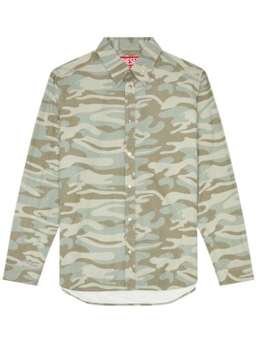 Chemise à imprimé camouflage - Diesel - Modalova