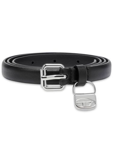 Ceinture en cuir à breloque B - Diesel - Modalova