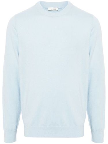 SANDRO pull en cachemire - Bleu - SANDRO - Modalova