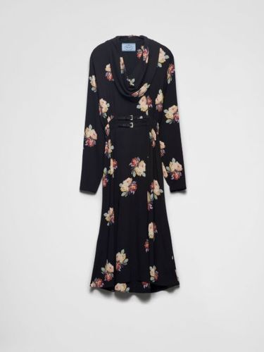 Prada robe à fleurs - Noir - Prada - Modalova