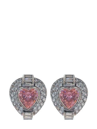 Puces d'oreilles Heart en or 14ct - Fantasia by Deserio - Modalova