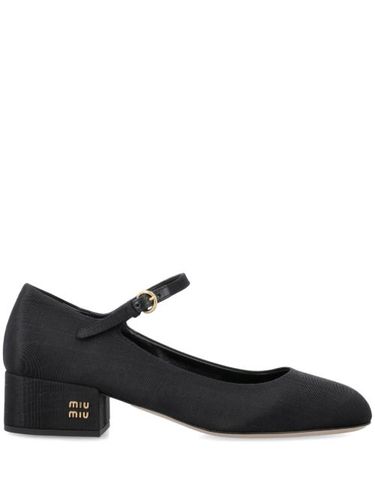 Derbies 35 mm à effet moiré - Miu Miu - Modalova