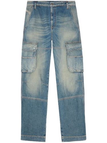 Diesel jean droit D-Fish - Bleu - Diesel - Modalova