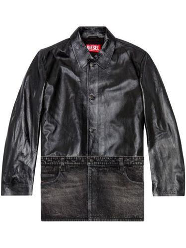 Veste L-Bretch en cuir - Diesel - Modalova