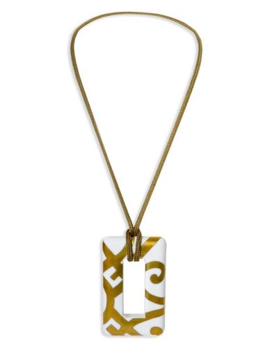 Collier à pendentif en porcelaine - Hermès Pre-Owned - Modalova