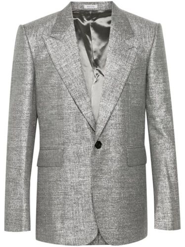 Blazer à fini métallisé - Alexander McQueen - Modalova