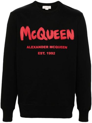 Sweat en coton à logo imprimé - Alexander McQueen - Modalova