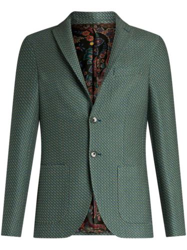 Blazer en coton à simple boutonnage - ETRO - Modalova