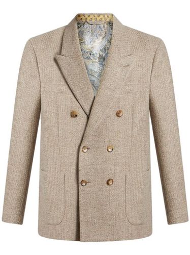 Blazer croisé à revers pointus - ETRO - Modalova
