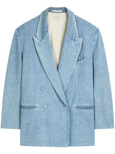 Blazer en jean à boutonnière croisée - DRIES VAN NOTEN - Modalova