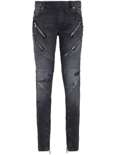 Jean skinny à effet usé - Balmain - Modalova