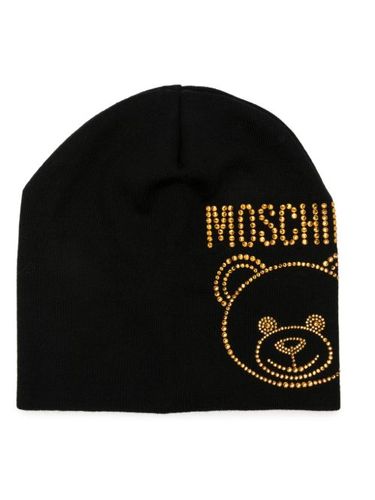 Bonnet en laine à logo - Moschino - Modalova