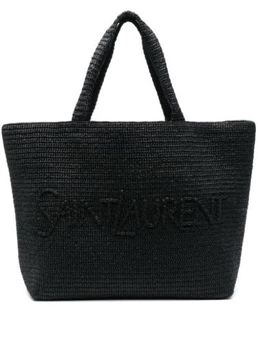 Sac cabas à logo embossé - Saint Laurent - Modalova