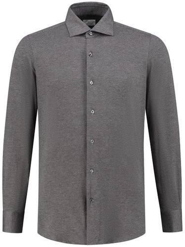 Long-sleeved cotton-blend shirt - Finamore 1925 Napoli - Modalova