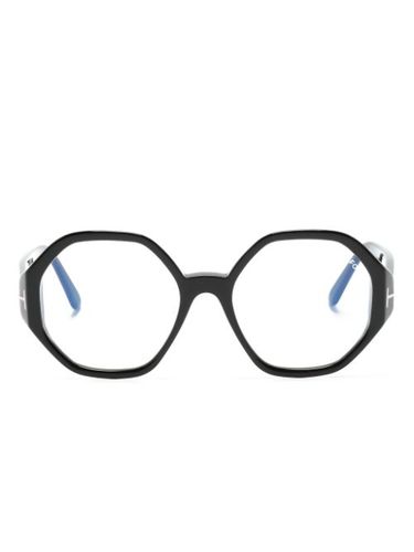 Lunettes de vue à monture géométrique - TOM FORD Eyewear - Modalova