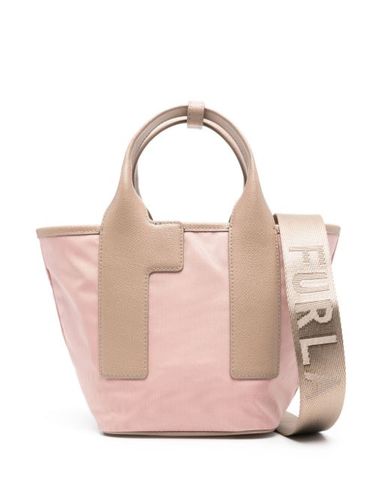 Furla sac cabas en toile - Rose - Furla - Modalova