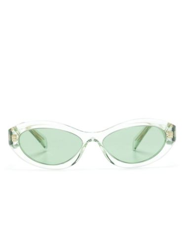 Lunettes de soleil à monture ovale - Prada Eyewear - Modalova