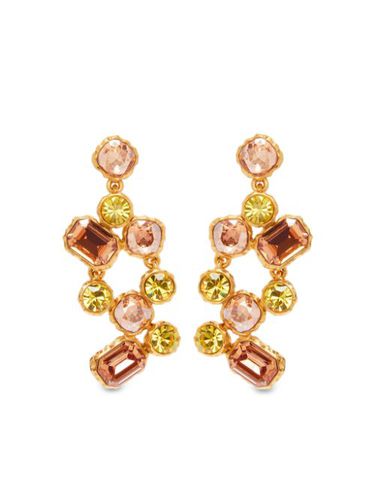 Boucles d'oreilles Crystal Scramble - Oscar de la Renta - Modalova