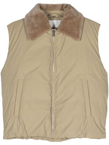 Gilet matelassé à col en polaire - Nanushka - Modalova