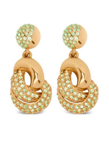 Boucles d'oreilles pendantes Love Knot - Oscar de la Renta - Modalova