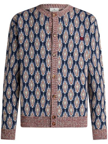 Cardigan à motif en jacquard - ETRO - Modalova