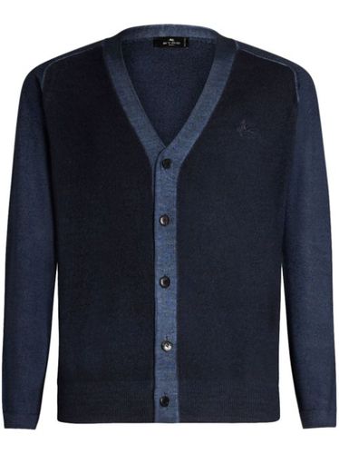 Cardigan Pegaso à logo brodé - ETRO - Modalova