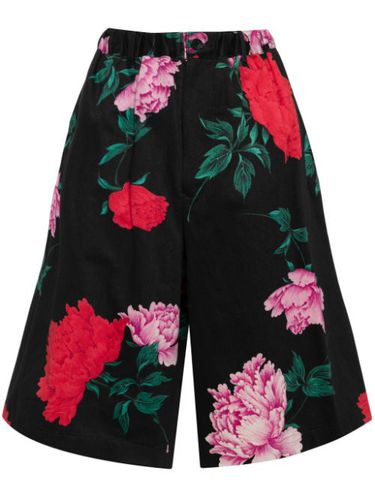 Short ample à fleurs - Yohji Yamamoto - Modalova