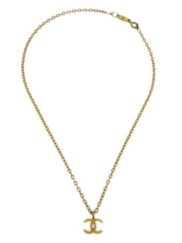 Collier à pendentif logo CC (1982) - CHANEL Pre-Owned - Modalova