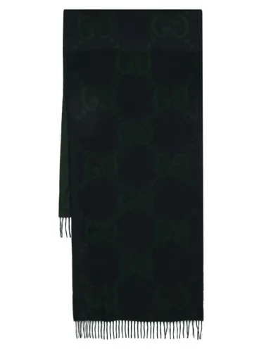 Foulard à bords frangés - Gucci - Modalova