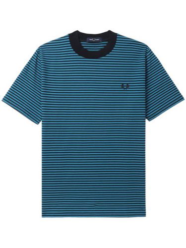 T-shirt rayé à motif brodé - Fred Perry - Modalova