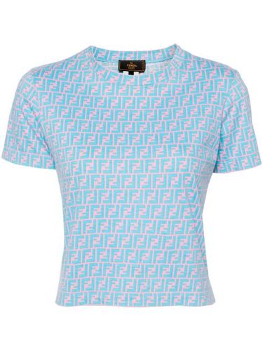 T-shirt à imprimé FF (années 1990-2000) - Fendi Pre-Owned - Modalova