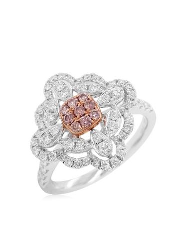 Bague en or 18ct et platine pavée de diamants - HYT Jewelry - Modalova