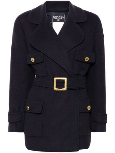 Veste ceinturée en cachemire (1994) - CHANEL Pre-Owned - Modalova