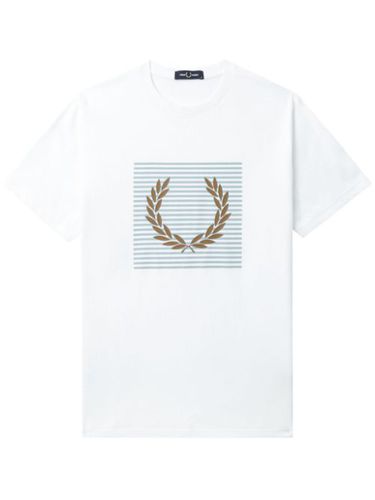 T-shirt en coton à logo floqué - Fred Perry - Modalova