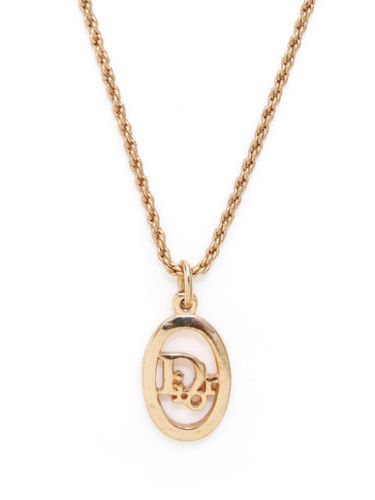 Collier à pendentif logo - Christian Dior Pre-Owned - Modalova