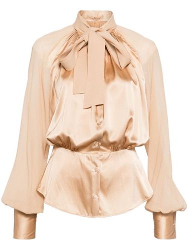 Chemise boutonnée à manches bouffantes - Ermanno Scervino - Modalova