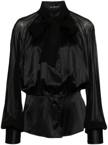 Chemise boutonnée à manches bouffantes - Ermanno Scervino - Modalova