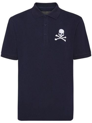 Polo brodé en coton - Philipp Plein - Modalova