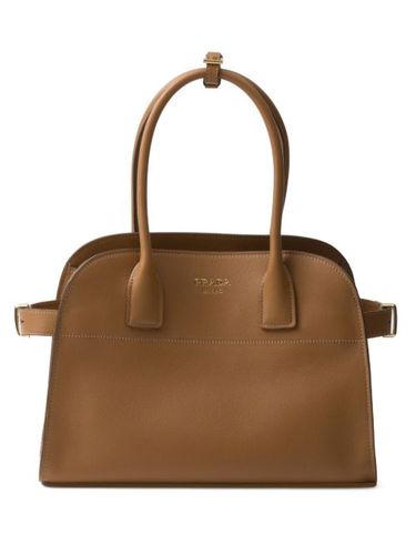 Sac à main en cuir à logo - Prada - Modalova