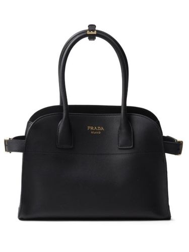 Sac à main en cuir à logo - Prada - Modalova