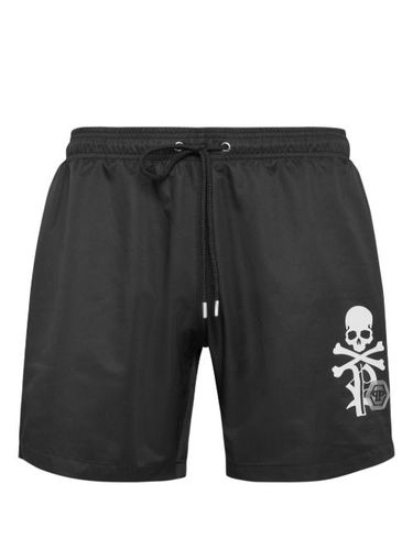 Short de bain à logo imprimé - Philipp Plein - Modalova