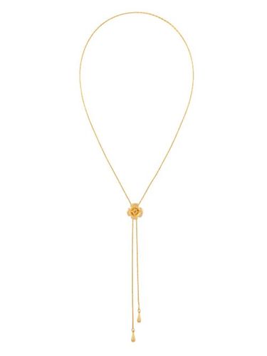 Collier Rediscovered à pendentif rose (années 1990) - Susan Caplan Vintage - Modalova