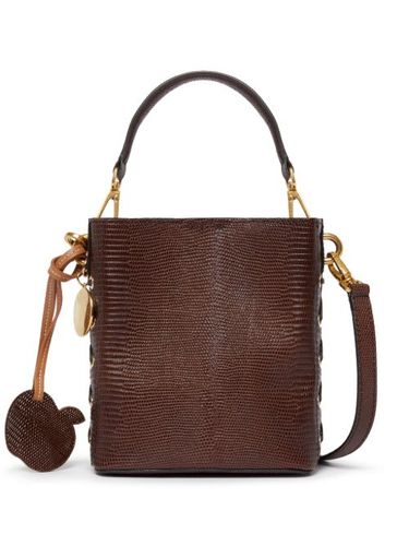 Sac seau en cuir à breloque logo - Stella McCartney - Modalova