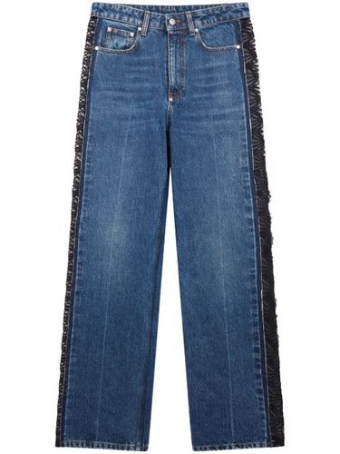 Jean droit à empiècement en dentelle - Stella McCartney - Modalova