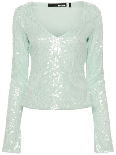 T-shirt en mesh brodé de sequins - ROTATE BIRGER CHRISTENSEN - Modalova