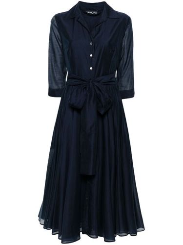 Robe-chemise mi-longue évasée - DRHOPE - Modalova